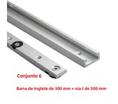 2pcs T Track and Miter Track Jig Kit ,T Slot Miter Bar Slider Kit - Woodworking Table Saw Miter Gauge Rod T-Bar T-Slot T-Slider