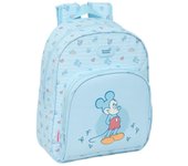 SAFTA  MOCHILA INFANTIL 34CM ADAPT A CARRO MICKEY MOUSE BABY MICKEY MOUSE BABY 10x28x34 Cms.