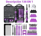 Multifunctional Screwdriver Set 122 in 1/138 in 1 Precision Magnetic Screwdriver For Handle Mobile Phone Repair Set Hand Tools
