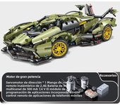 1:14 Technical Bugatti Building Blocks Lamborghini Hypercar Racing Car Model  Assemble Vehicle Bricks Toys For Boys Child Gifts