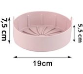 AirFryer Silicone Pot Square  Air Fryers Oven Baking Tray Bread Fried Chicken Pizza Basket Mat Replacemen Grill Pan Accessories