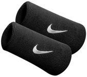 MUÑEQUERA NIKE SWOOSH DOUBLEWIDE NEGRA (2 UDS).