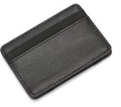 Ultra Thin PU Leather Women Men Magic Wallets Mini Coin Purses Short Business Credit Card Holder