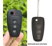3 Button Silicone Car Remote Key Fob Cover Case For Ford Ranger C-Max S-Max Focus MK3 Galaxy Mondeo Transit Tourneo Custom