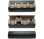 Watch Travel Case ,6 Slot Watch Roll Travel Case Organizer Display - PU Leather Watch Case - Watch Organizer  for Men & Women