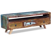 vidaXL Mueble para la televisión con 3 cajones madera reciclada