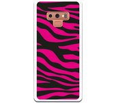 Funda compatible con Samsung Galaxy Note 9 - Animal Print Zebra Negro Rosa