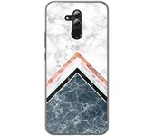 Tumundosmartphone Funda Gel Tpu para Huawei Mate 20 Lite diseño Mármol 05 Dibujos