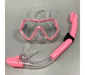Nuevo traje de snorkel HD antivaho con gafas de buceo de vidrio templado y máscara de tubo de respiración de silicona.