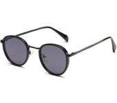Gafas de sol Retro con montura metálica redonda para mujer, gafas de sol clásicas a la moda con protección Uv400 para exteriores, gafas de sol clásicas lentes hombre niña vasos Venta al por mayor