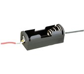 Portapilas de 1 x 1.5 mm de color negro Electro Dh 33.067/1 8430552029266