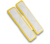 Almohadilla de recambio para Fregona eléctrica Vibratwin, Para Suelos Duros y de Madera, Lavable y reutilizable, Restaura y protege suelos duros, Acabado de alto brillo