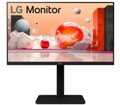 Lg monitor led 23.8” ips fullhd 1080p 100hz - respuesta 5ms - ajustable en altura, giratorio e inclinable - altavoces 2w - hdmi, usb, displayport, vga