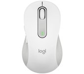 Mouse raton logitech m650 for business grande wireless inalambrico blanco crudo