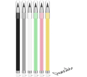 6/12/18pcs Inkless Pencil,Forever Pencil Reusable Everlasting Unlimited Pencil Writing Drawing Students Office School Supplies