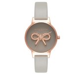 Olivia Burton Reloj Mujer Analogico Cuarzo con Correa de Piel sintética OB16VB04