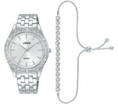 Lorus Reloj Mujer Mujer Reloj Y Pulsera Plata Acero 5 Atm