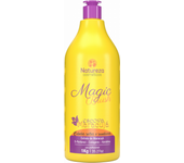 ALISADO DE KERATINA BRASILEÑA PROFESIONAL MAGIC BRUSH MARACUJA TRATAMIENTO CAPILAR PARA CABELLOS FINOS, DECOLORADOS, DAÑADOS LISO Y BRILLO EFECTO NATURAL CON D PANTENOL COLAGENO QUERATINA Y VITAMINAS NUTRICIÓN Y SAUVIDAD 1 LITRO - NATUREZA COSMETICOS