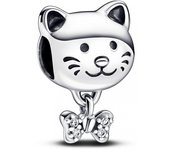 Pandora - Charm Mascota Gato y Lazo 792255C01
