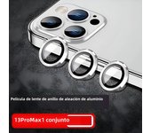 Camera Protector Metal Ring For iPhone 14 Pro Max Tempered Glass Ring Rear Lens Cover iPone 15 Pro Plus iPhone13 Protective Cap