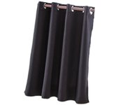6 Colors and 2 Sizes Available, Blackout Ring Top Half Curtain Window Tiers Valance Sheer Voile Cafe Kitchen