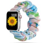 Scrunchie Strap For Apple Watch Band 8 Ultra 49mm 44mm 40mm 42mm 38mm 45mm 41mm Nylon Solo Loop Bracelet IWatch 8 7 SE 6 5 4 3 2