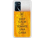 Funda original compatible con Oppo A16 - Keep calm and tomate una caña