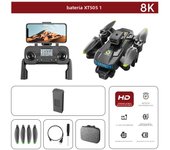 XT505 GPS Drone 8K Professional HD Dual Camera Foldable Quadcopter RC Dron Toys 5G Wifi 360° Obstacle Avoidance Brushless Motor