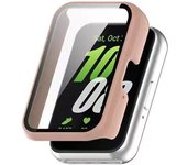 Case+Glass for Samsung Galaxy Fit3 Screen Protector Bumper Hard PC Protective Cover 2 in 1 All-around Anti-scratch Accessories