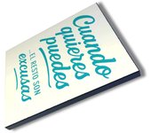 MERCHANDMANIA Panel fotográfico decorativo frase motivadora cuando quieres puedes cuadro acabado brillante elegante pared