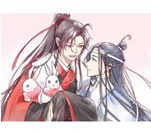 Mo Dao Zu Shi Anime Canvas Poster  Wei Wuxian  Lan Wangji Gay Love Art for Living Room  Bedroom Wall Decor  Chinese Anime Home D