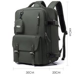 Mochipa de viaje impermeable para mujer de 17 pulgadas para portátil de 15,6 pulgadas, 44x30x20, ajustado para estudiantes.