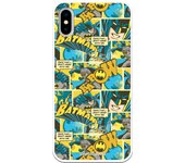 Carcasa para Iphone X - XS - Batman Patt Villain Blue