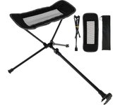 WESTTUNE Universal Camping Chair Foot Rest Folding Attachable Footrest Lightweight Footstool for Outdoor Fishing Beach Hiking