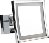 LEDS·C4 Espejo de Aumento para Maquillaje con Luz LED. Espejo Retroiluminado para Baño con Brazo Extendible y Ajustable. Cromo