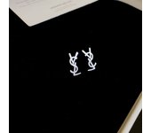 Gold Color Matte Texture Metal Retro Luxury Brand Earrings For Women Girls Fashion Party Trend Party Jewelry Gifts Earrings 2024