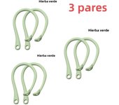 1 Pair Silicone Anti-lost Ear Hook for Apple AirPods 1 2 3 Pro Sports Anti-drop Ear Hook Wireless Earphone Ear Hook White Black