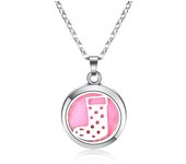 New Cute cat Aroma Diffuser Pendant Stainless Steel Magnetic Aromatherapy Essential Oil Diffuser Perfume Locket Necklace Jewelry