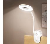 Lámpara LED regulable inalámbrica con clip-Recargable