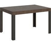Mesa extensible 90x112/224 cm Línea Nogal Estructura Anthracita
