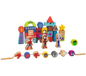 Construccion madera Spidey Amazing Friends & Friends. 35 piezas. (Color Baby 48758)