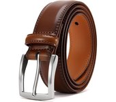 Men's Leather Belt Needle Buckle Belt Trendy New Casual Genuine Leather LONG Large Belts Cowhide Men's Belt Plus Size Men Belts