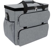 ZVD Bolsa de almacenamiento para máquina de coser, bolsa para máquina de bordar, bolso de mano, cubierta antipolvo de bolsillo con bolsa, accesorios para