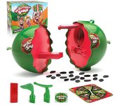 Juego de aplastamiento de sandía: no rompas la sandía, divertido juego de sandía con plato giratorio, semillas de sandía y diseño realista (1 unidad)