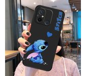 Stitch Cute For Xiaomi Redmi 12 12C 11 A1 Plus 10 10X 9T 9C 9C 8 7 6 4G 5G Silicone TPU Soft Black Phone Case Coque Capa