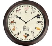 Esschert Design Reloj con sonidos de animales de granja