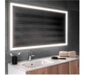 APLIKE BATHROOM LIGHTING - Modelo Altea S2 | Espejo de Baño Rectangular con Función Antivaho y Luz Neutra (4000K) - 80 x 70 cm o 120 x 70 cm - Fácil Instalación, Calificación IP44