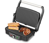 Sandwichera Eléctrica Sogo 1600W con Placas Antiadherentes y Control de Temperatura