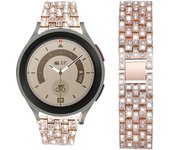 20mm 22mm Band for Samsung Galaxy Watch 7/6/5/pro/4/Classic/3/active 2 Gear s3 Metal Diamond bracelet Huawei GT/2/3 pro 4 strap