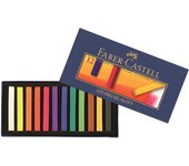 Faber-Castell Estuche de Tizas Pastel Suave Multicolor - 12 Tizas